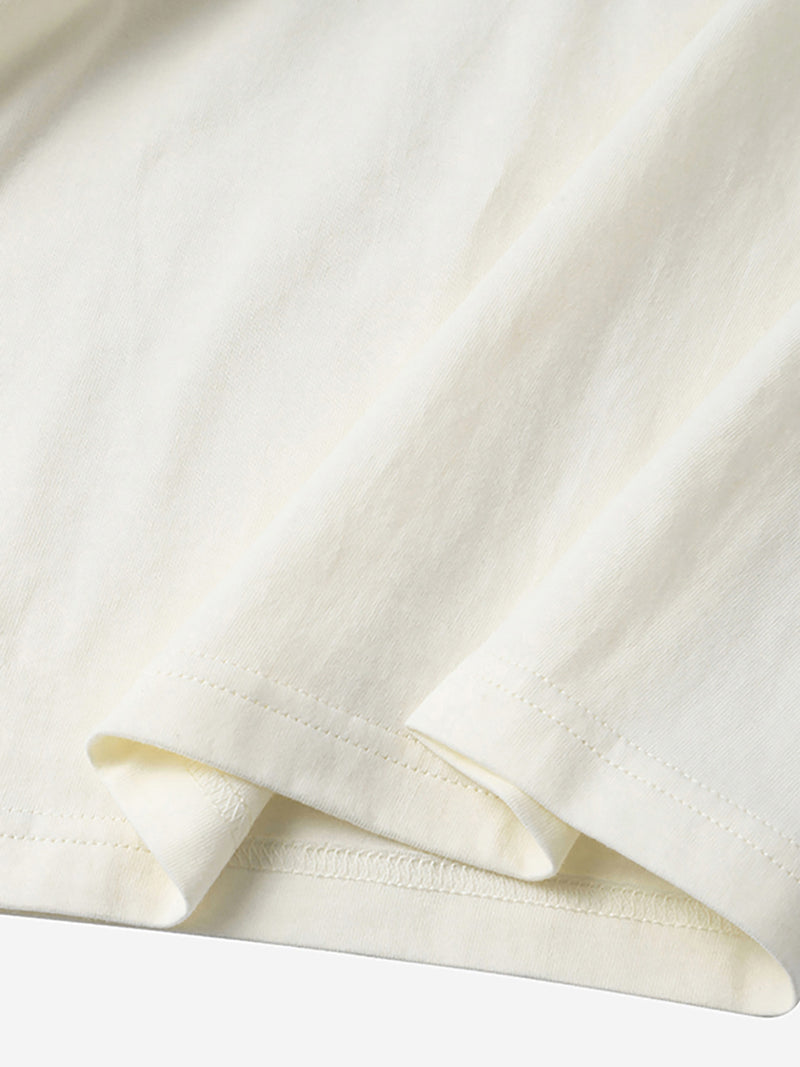 Women’s Short-Sleeve Round-Neck Pure T-Shirt.