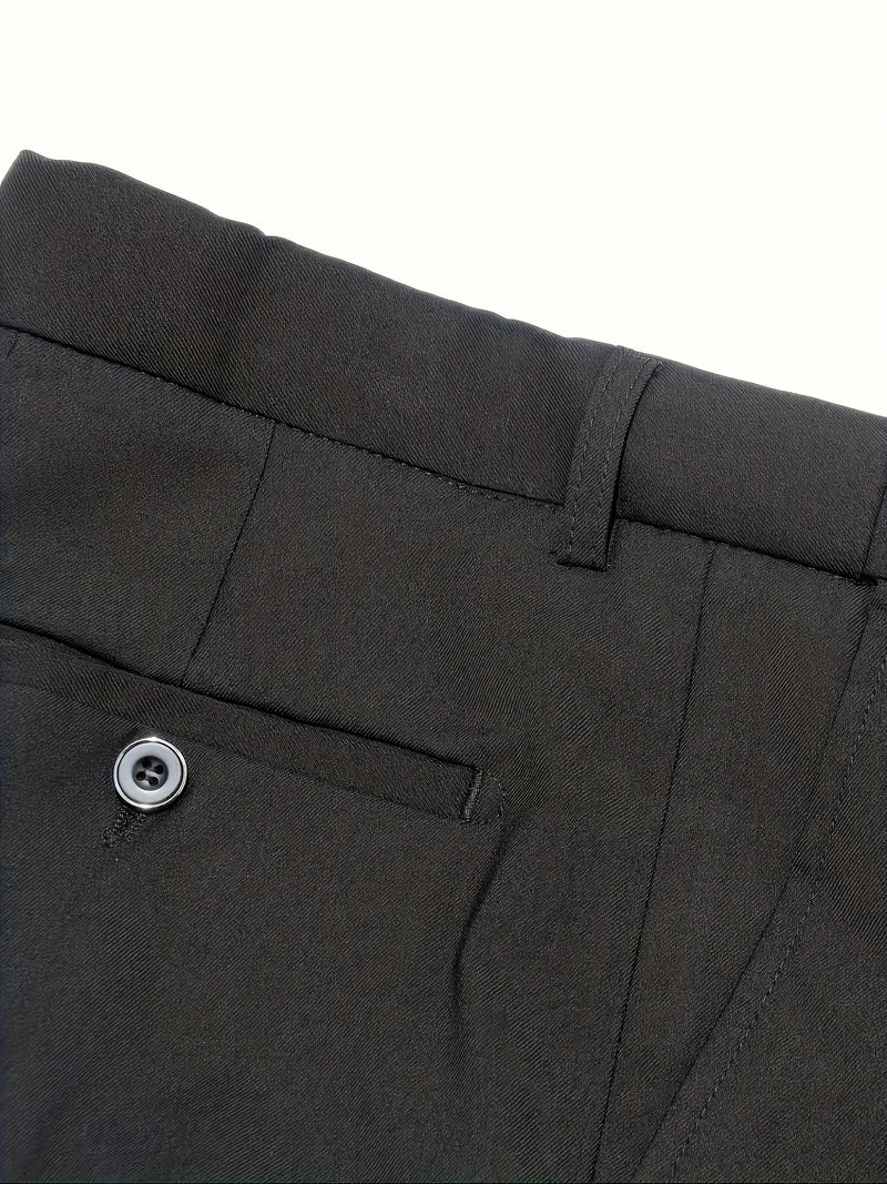 Three-Piece Suit, Business Formal Wear Set, Suit + Trousers + Vest.
