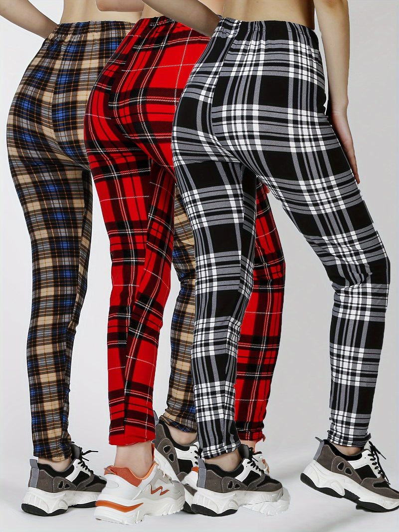 3 Packs Women'S Soft & Stretchy Tight Leggings.