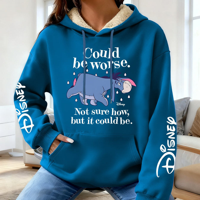 Women's Hooded Pocket Sweatshirt.