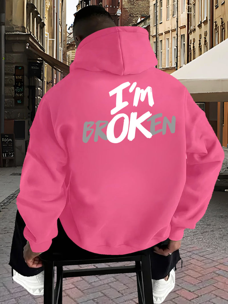 Men's Hooded Sweatshirt.