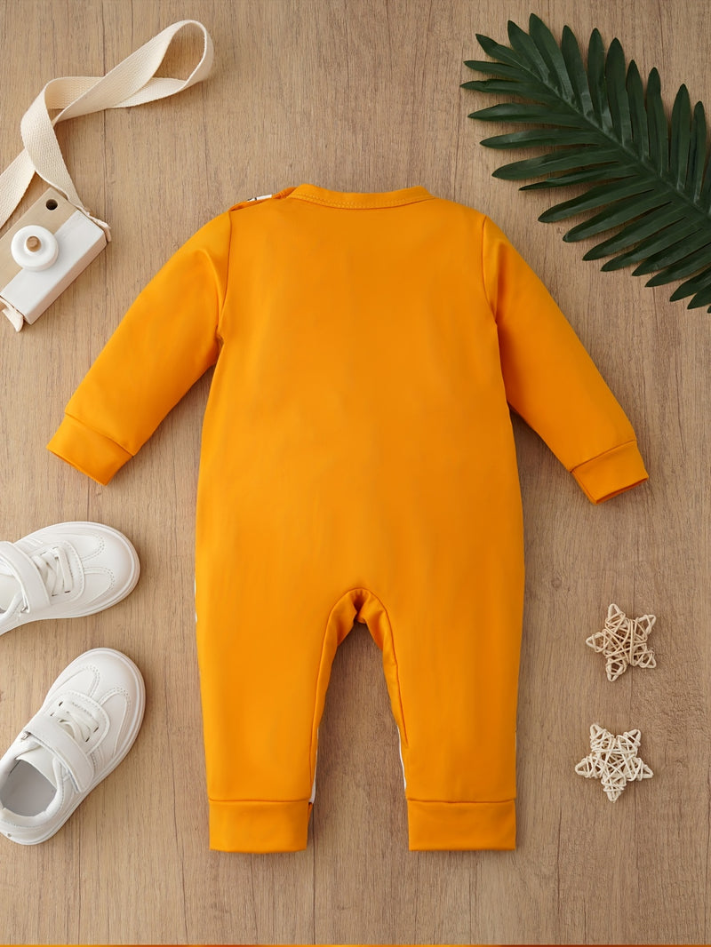 Set of 3 Cartoon Outfits Featuring a Lion, Meerkat, And Wild Boar for Babies.