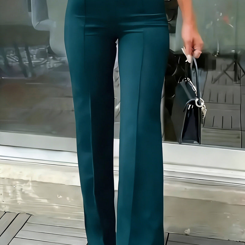 Women’s Black High-Waisted Wide-Leg Pants.