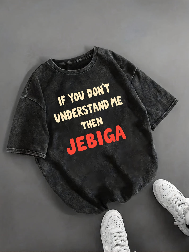 Women’s Graphic Print Round Neck Short Sleeve T-shirt.