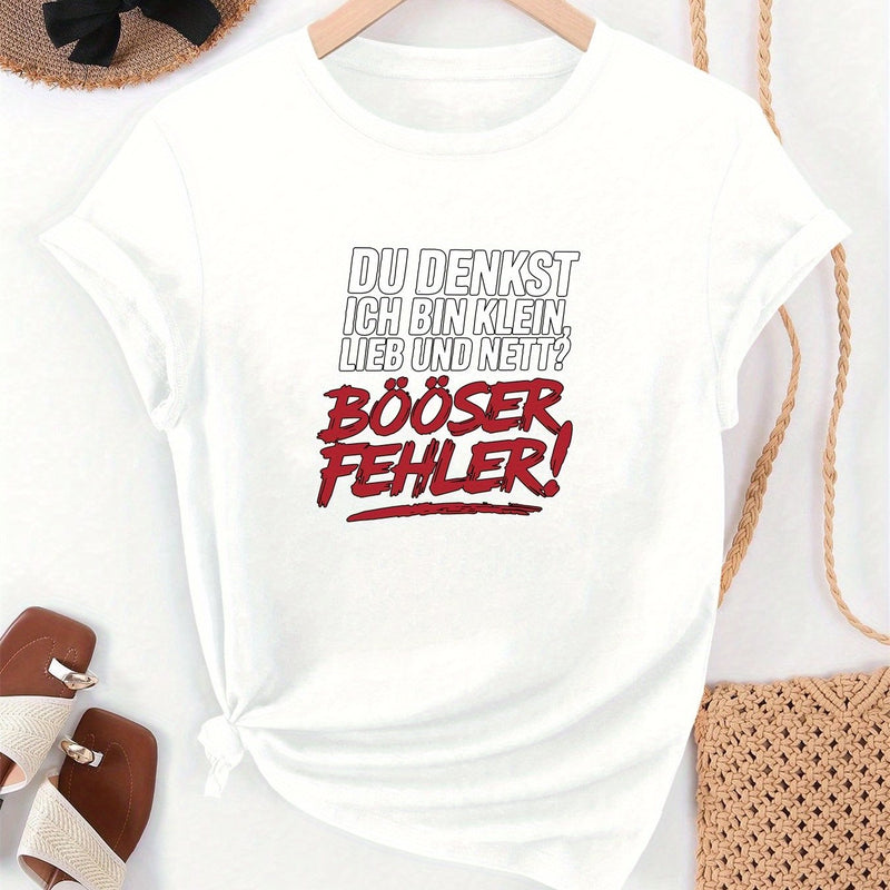 Women's Funny German Quote T-Shirt.