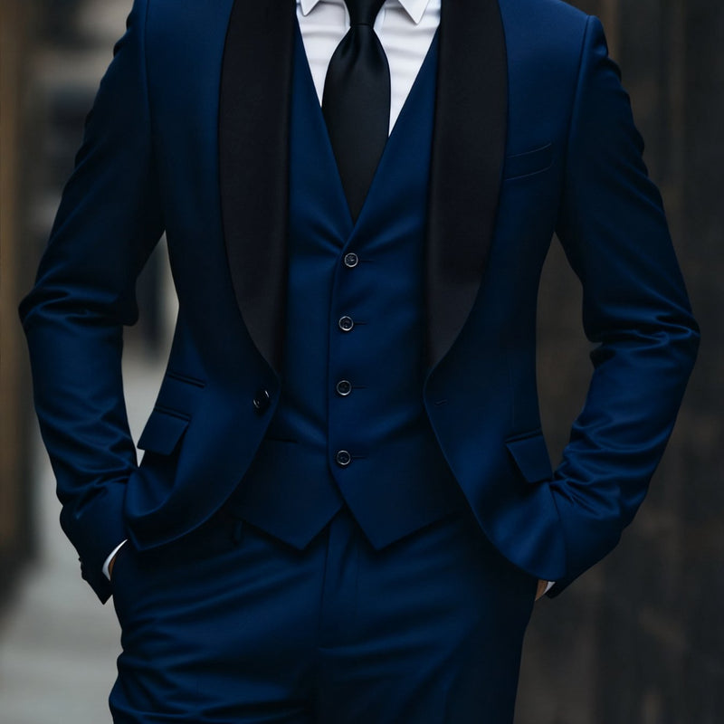 Men's 3pcs Suit Set, Wedding Dress, Vest, Work Uniform.