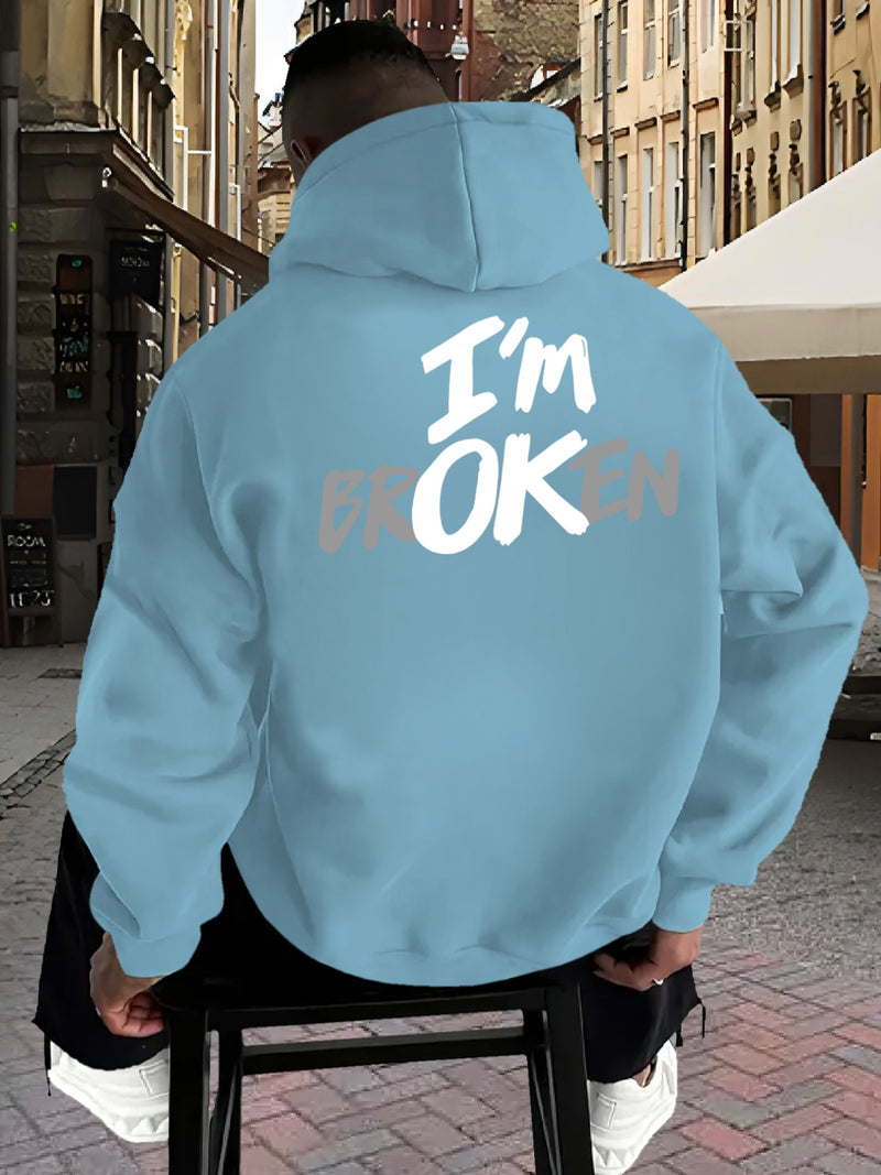 Men's Hooded Sweatshirt.