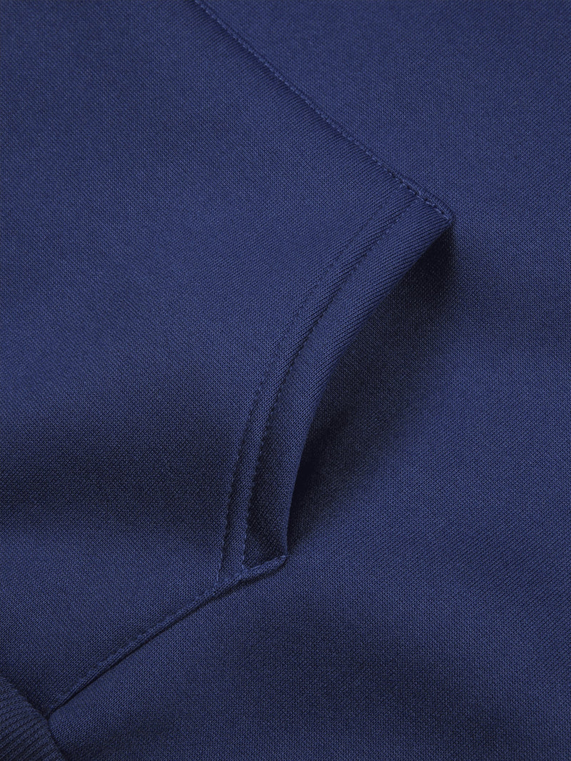 Men's Red Hoodie with "Never Give Up" Print.