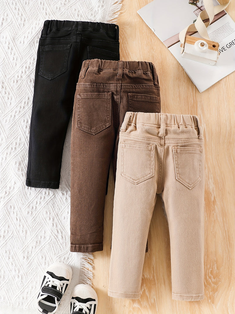 Boys Light Blue, Medium Blue and Black Three-Pack.