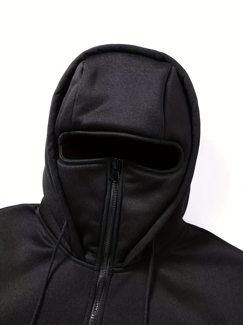 Men's Casual Hooded Sweatshirt & Jogger Set.