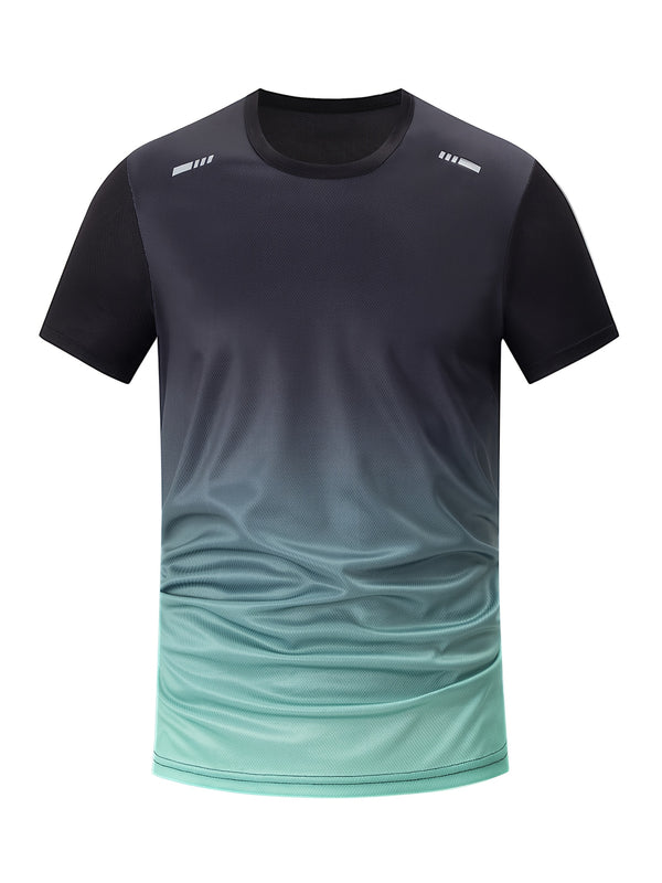 Set of 4 Large-Sized Summer Short-Sleeve T-Shirts for Men.