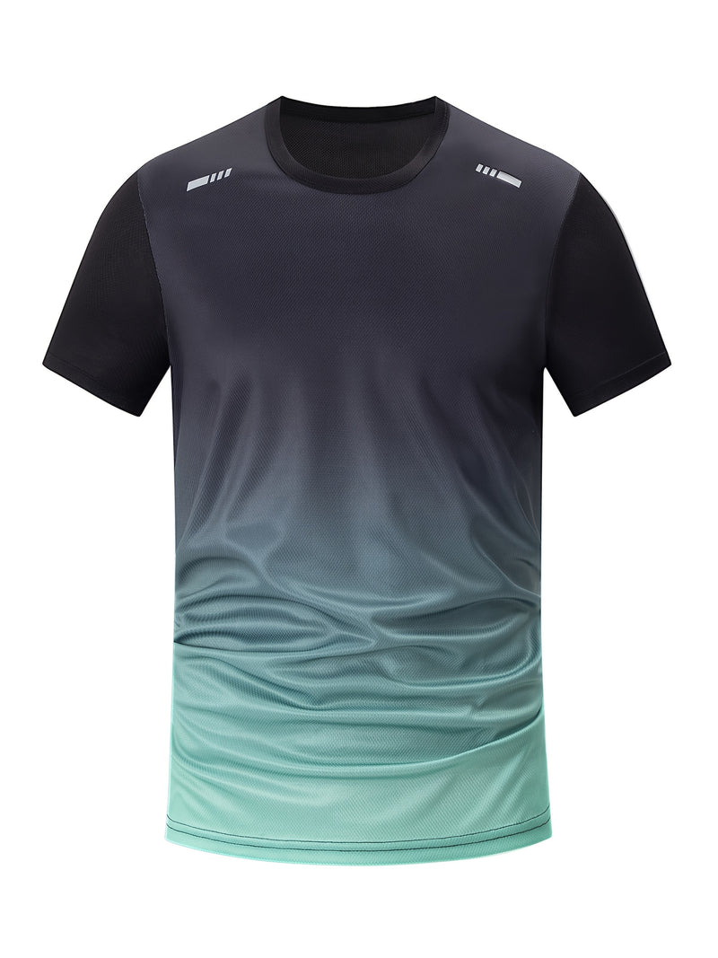 Set of 4 Large-Sized Summer Short-Sleeve T-Shirts for Men.