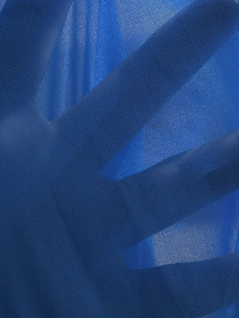 Women’s Sexy Sheer Two-Piece Set Long Sleeve Shirt + High-Waisted Shorts.