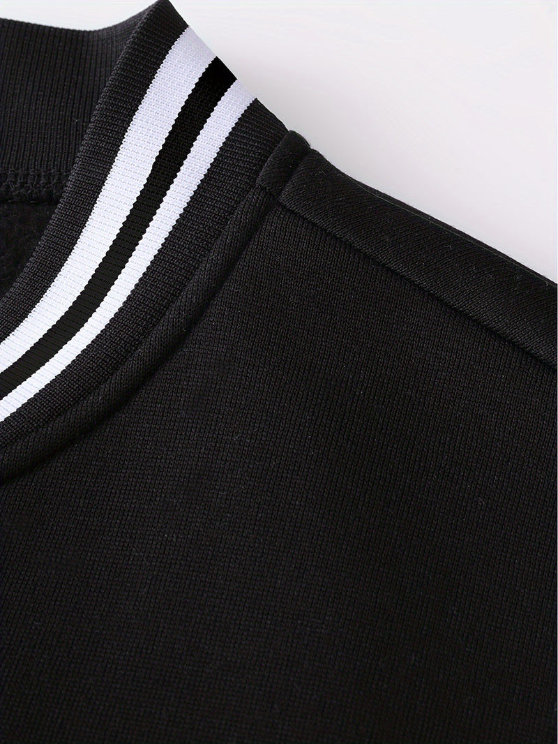 Men'sFashion Two-Piece Jacket Baseball Uniform.