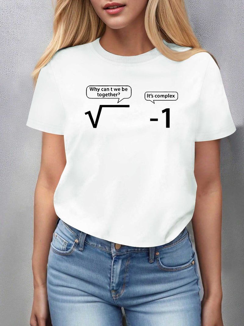 Women’s Funny Design Cozy T-Shirt.