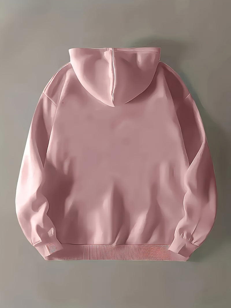 Women's Casual Cat Print Hoodie.
