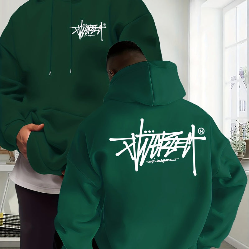 Men's Trendy Autumn-Winter Hooded Sweatshirt.