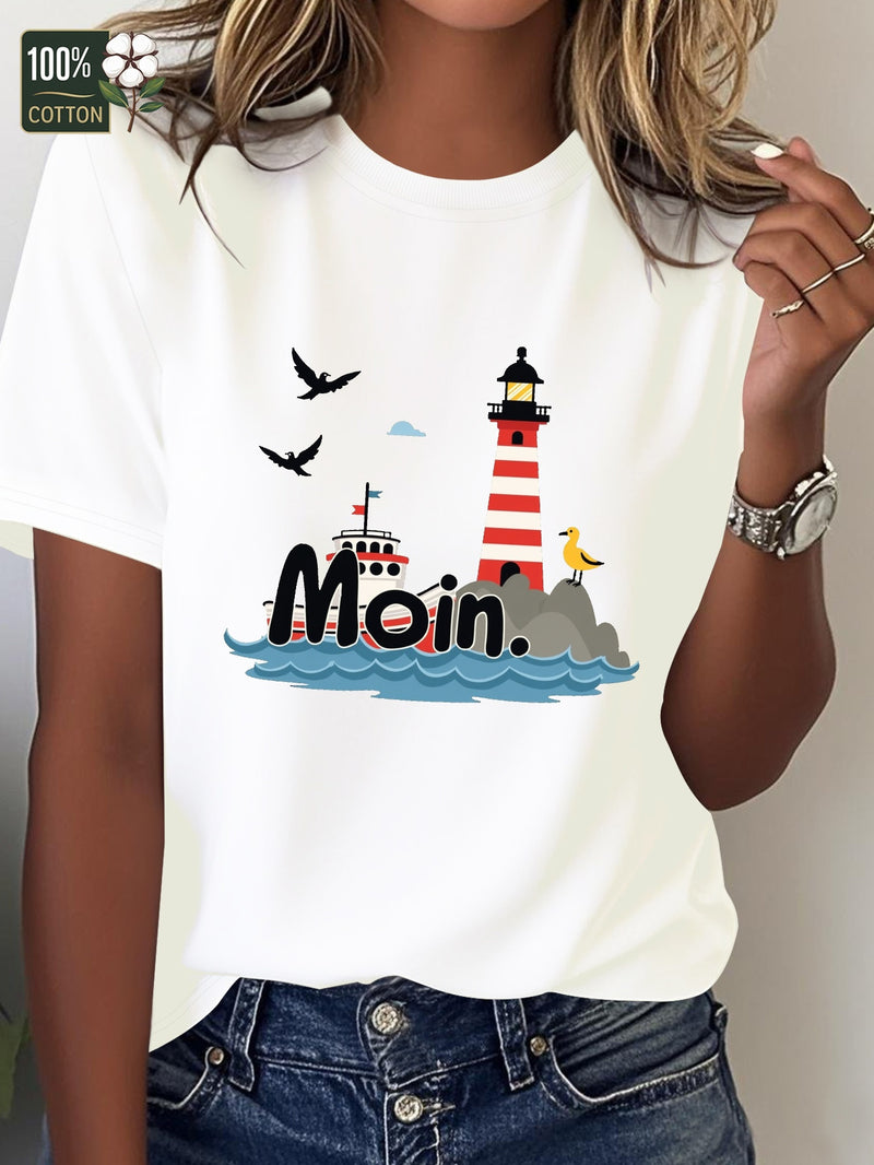 Women’s Casual Short Sleeve T-Shirt.