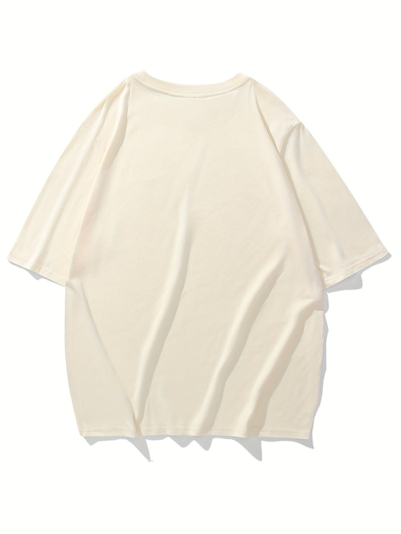 Men's Casual Trendy Street Sports Short-Sleeve T-Shirt, New Summer Style.