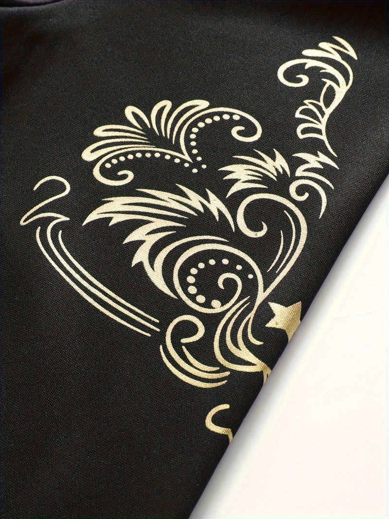 Men's Casual Sportswear Set: Two-Piece Suit.