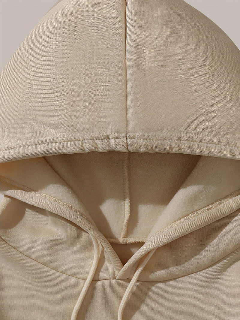 Fashion Hoodie for Women Featuring a Cartoon Cat Letter Print Design.