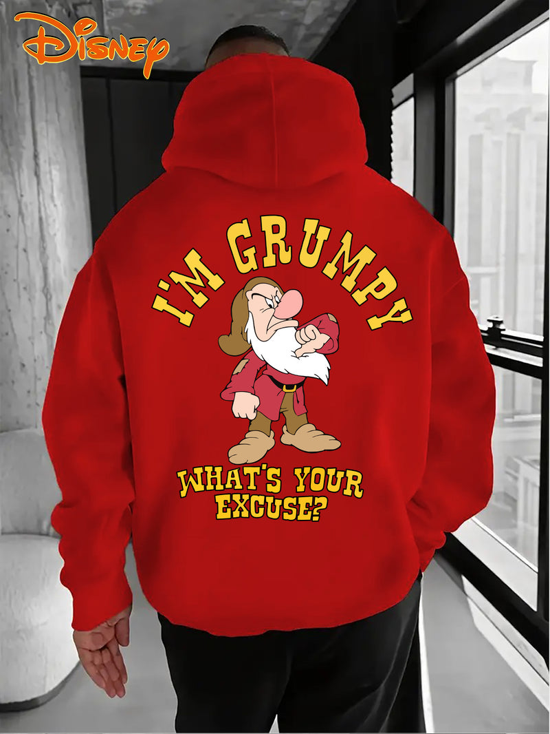 Men's Hoodie - Seven Dwarfs Cartoon Cute Pattern Hoodie.