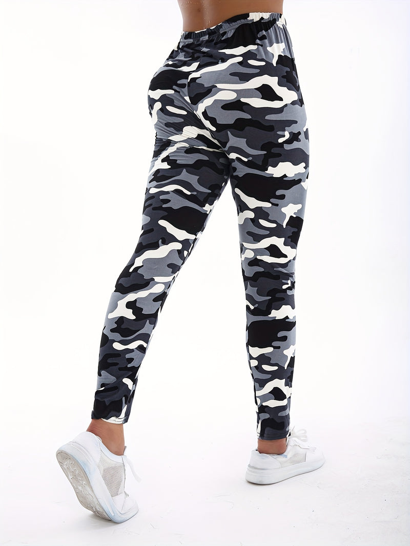 3 Pack Autumn Winter Women's Cropped Leggings Camouflage Series.