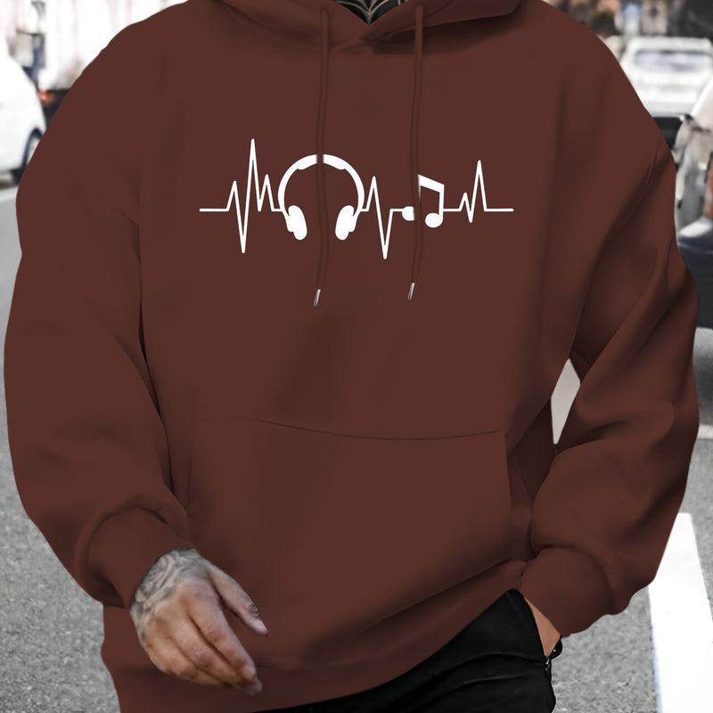 Men's New Fashion Hooded Sweatshirt.