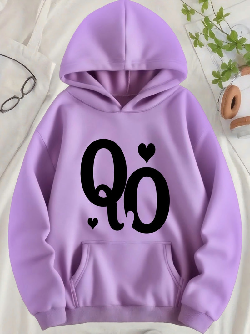 Women's Pocket Hoodie with Lining.