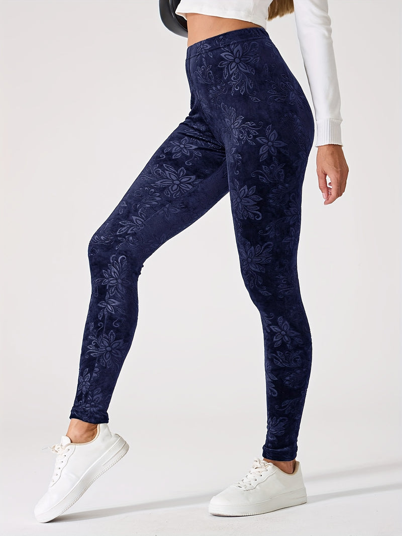 Chinese Style Women's Sports Leggings, High-Waisted.