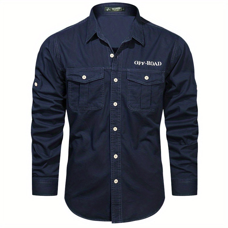 Men's Heavy-Duty Long Sleeve Shirt.