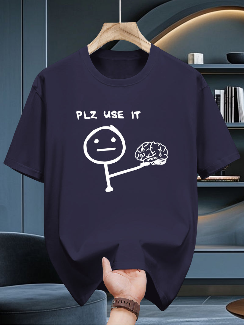 200 Grams of 100% Pure Cotton Short-Sleeve T-Shirt.