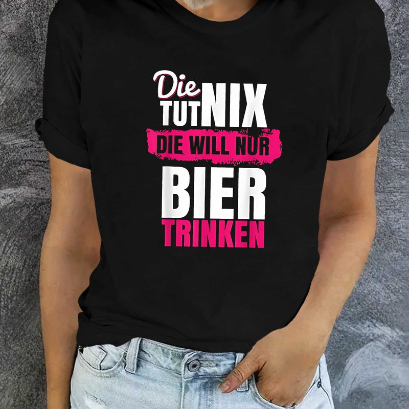 Women's Funny German Quote T-Shirt.