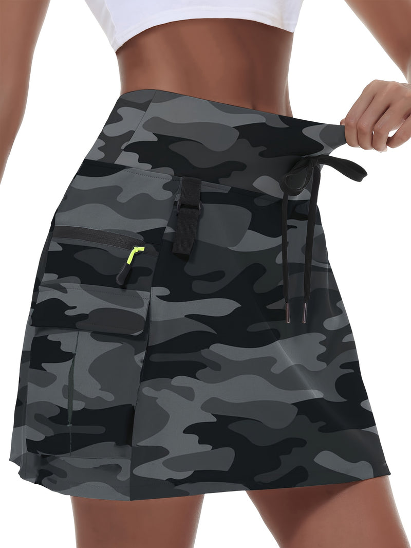 Women's Sports Skorts, Outdoor Hiking Cargo Shorts.