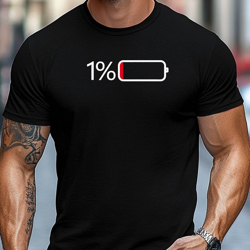 Men's Casual Summer Crew Neck Tee.