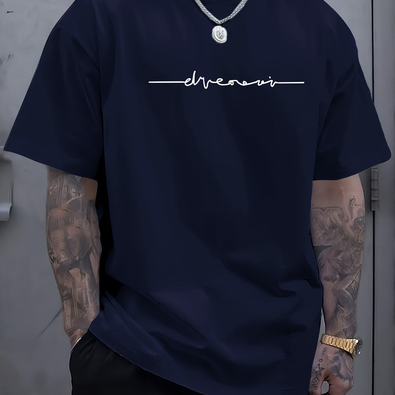 Men's Plus Size Short Sleeve T-Shirt.