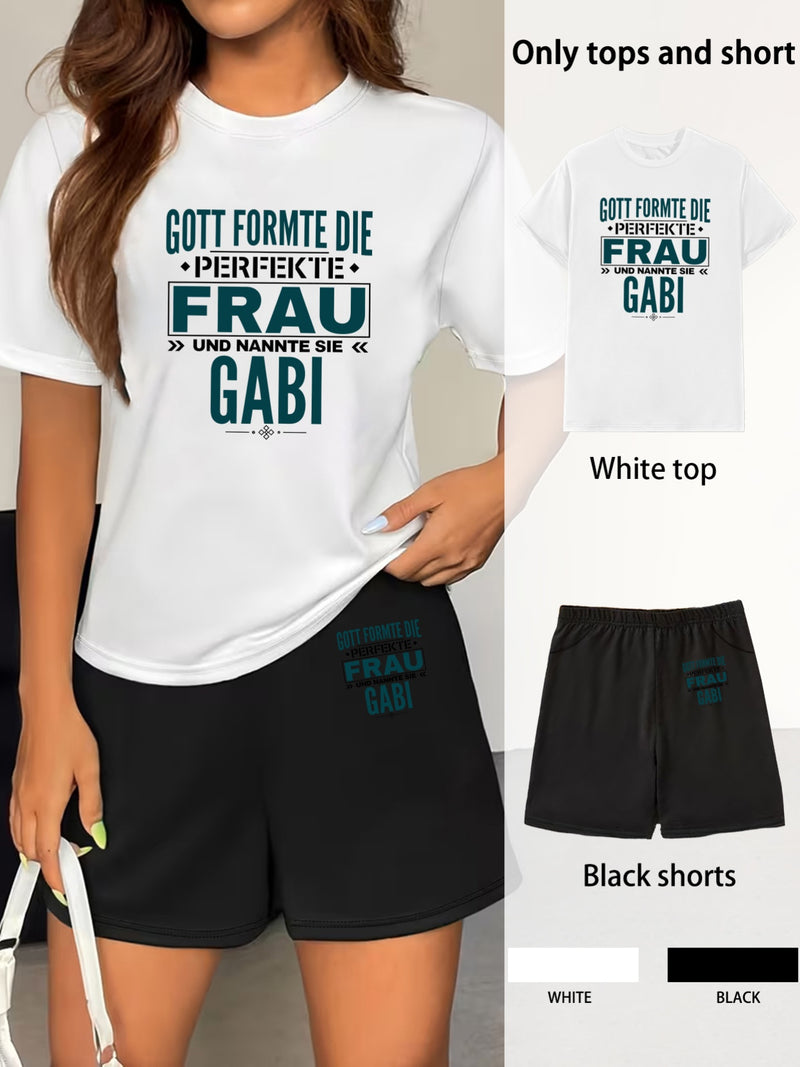 Women's Casual And Refreshing Two-Piece Set.