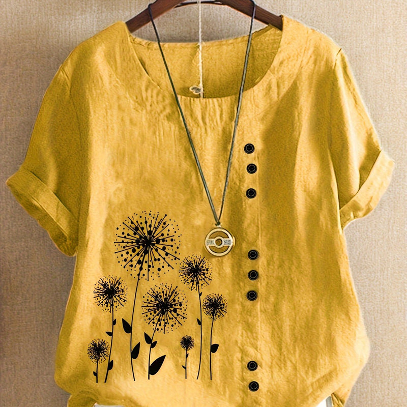 Women’s Casual Short Sleeve T-Shirt.