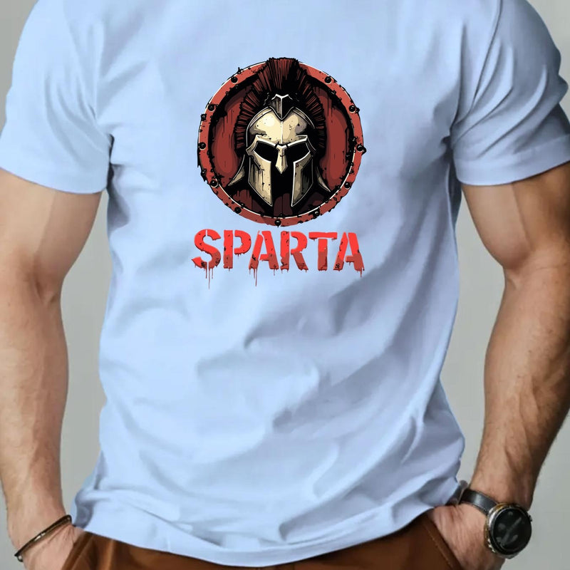 Men's Casual Crew Neck Short Sleeve T-Shirt.