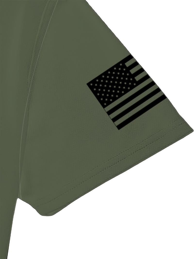 2pcs Men's Casual Fashion Set, Round Neck Short Sleeve T-Shirt.