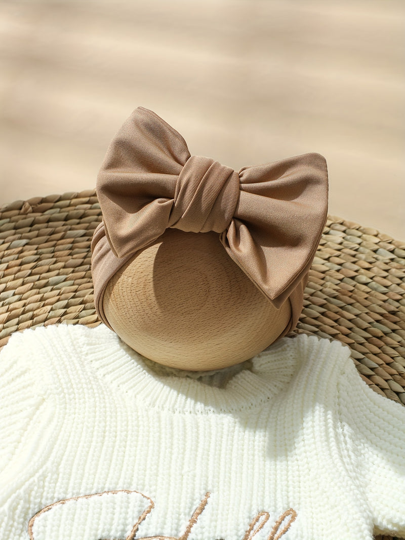 2pcs Newborn Photography Outfit, Baby Girl Knit Sweater with Bow Set.