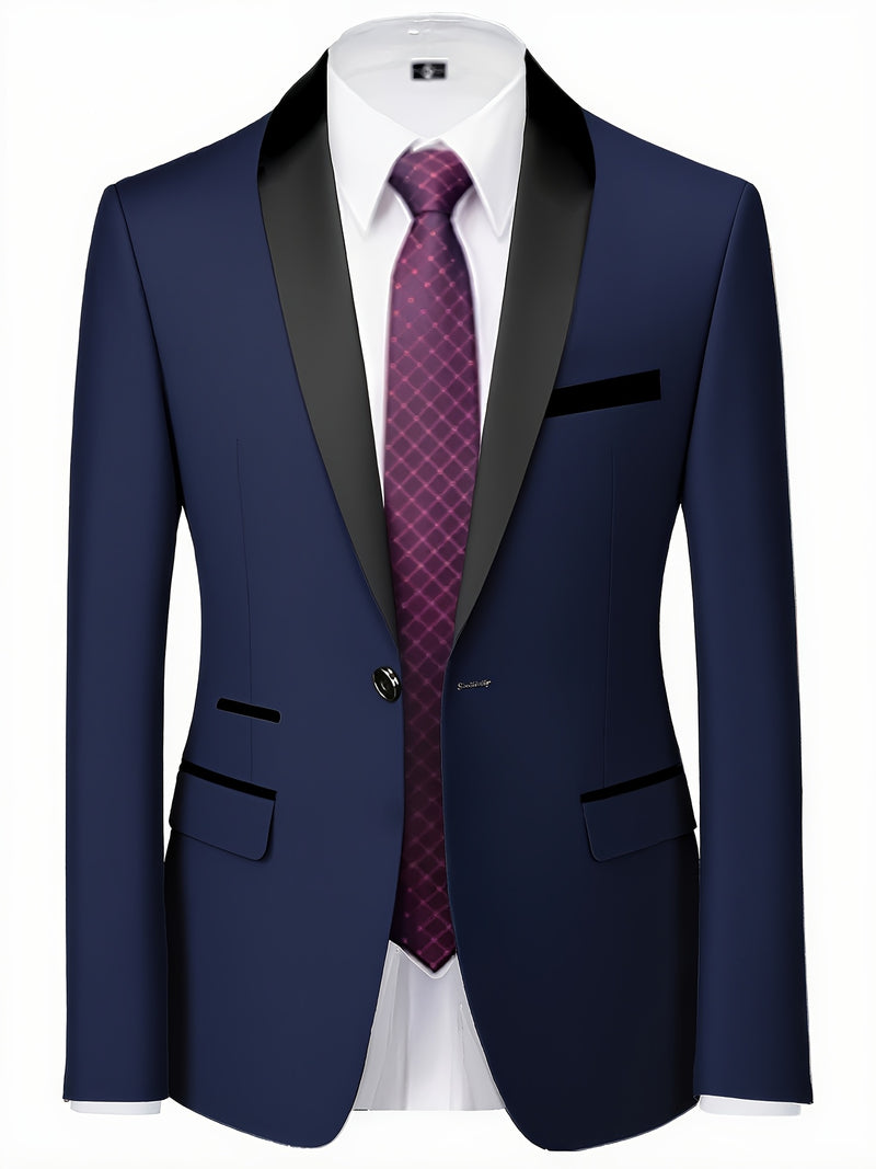 Men'S Premium Two-Piece Suit, Plus-Size Suit Set with Pants.