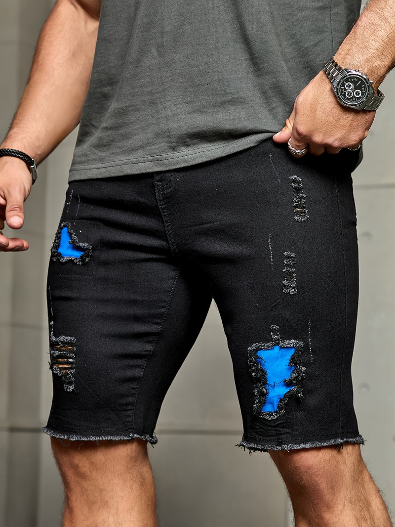 Men's Denim Shorts.