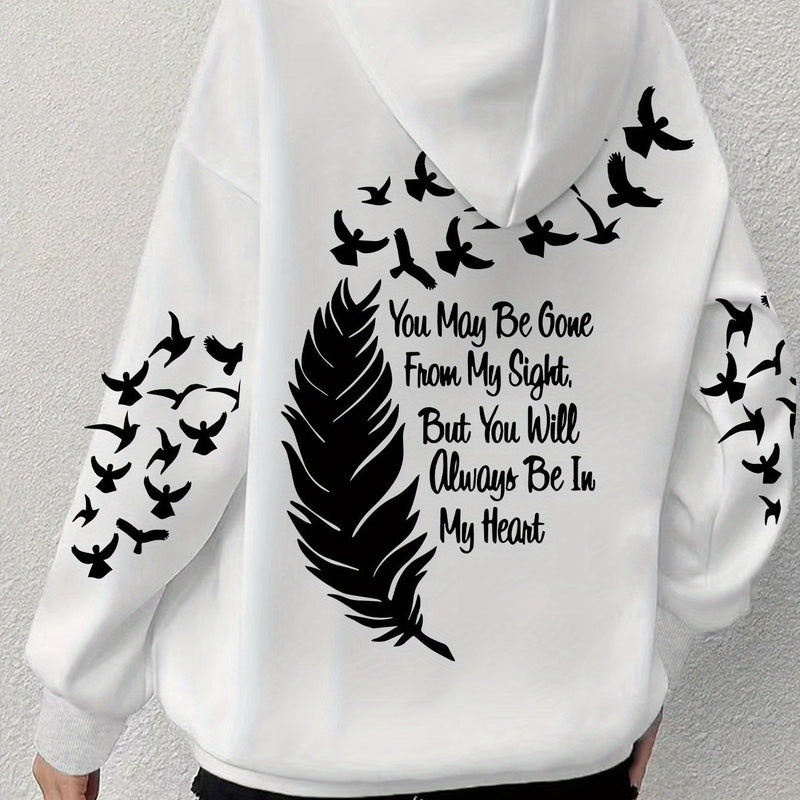 Women's Comfortable Graphic Hoodie.