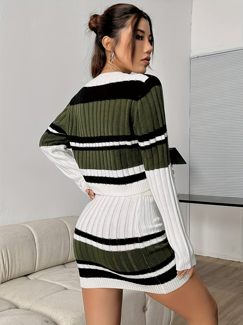 Women’s Two-Piece Set for Spring and Autumn.