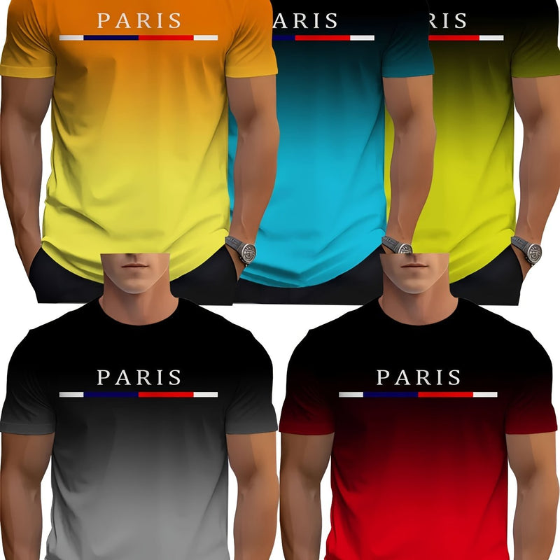 Men's Novelty T-Shirt 5pcs Set.
