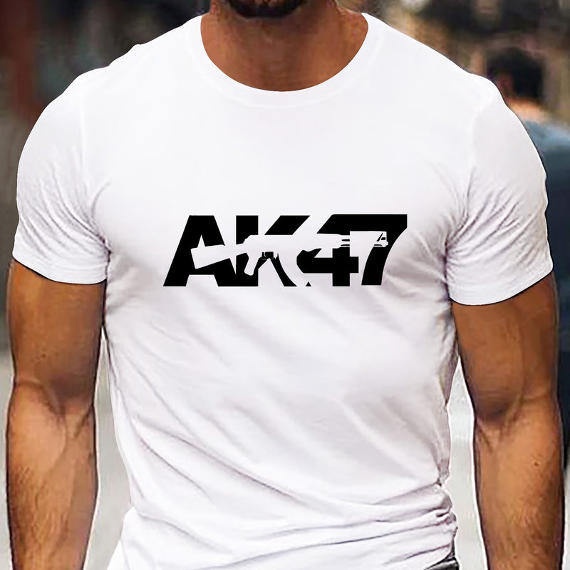 Men's Casual Short Sleeve T-Shirt.