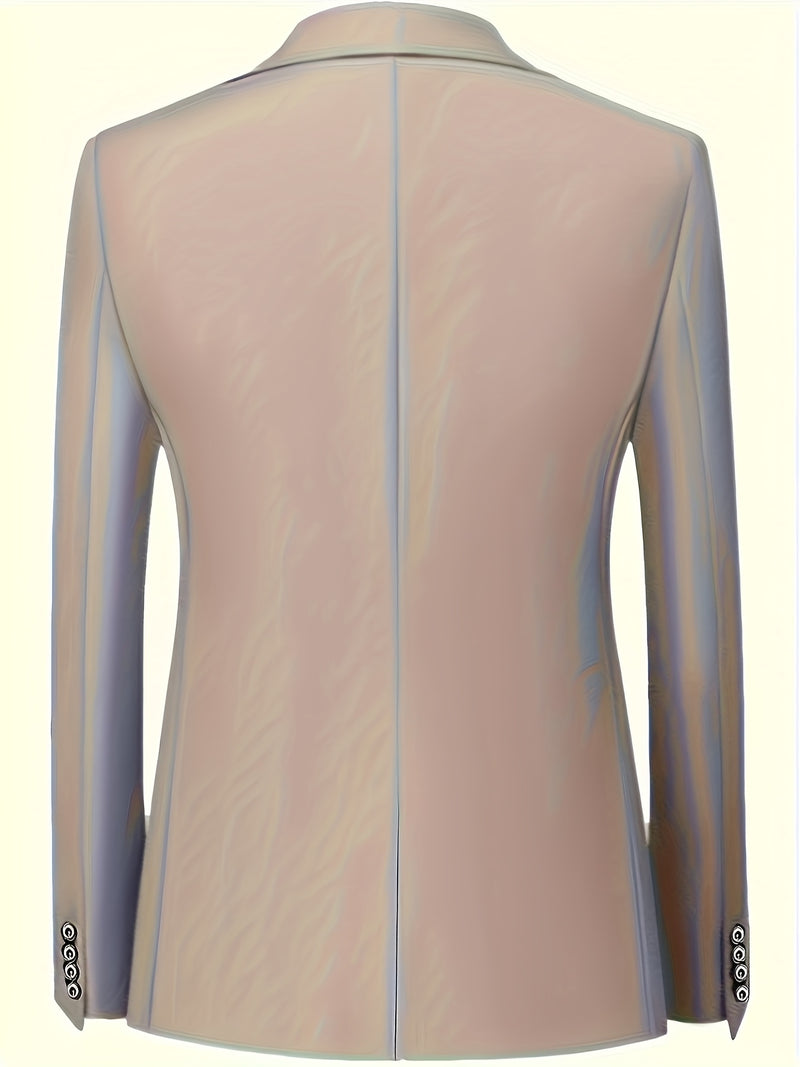 A Men's Three-Piece Suit Consisting of a Blazer.