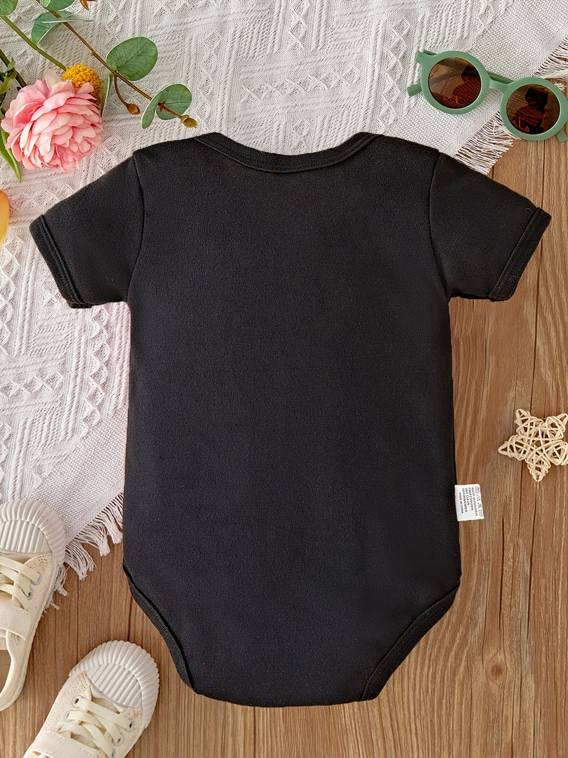50% Mommy 50% Daddy 100% Perfect Bodysuit Newborn Romper.