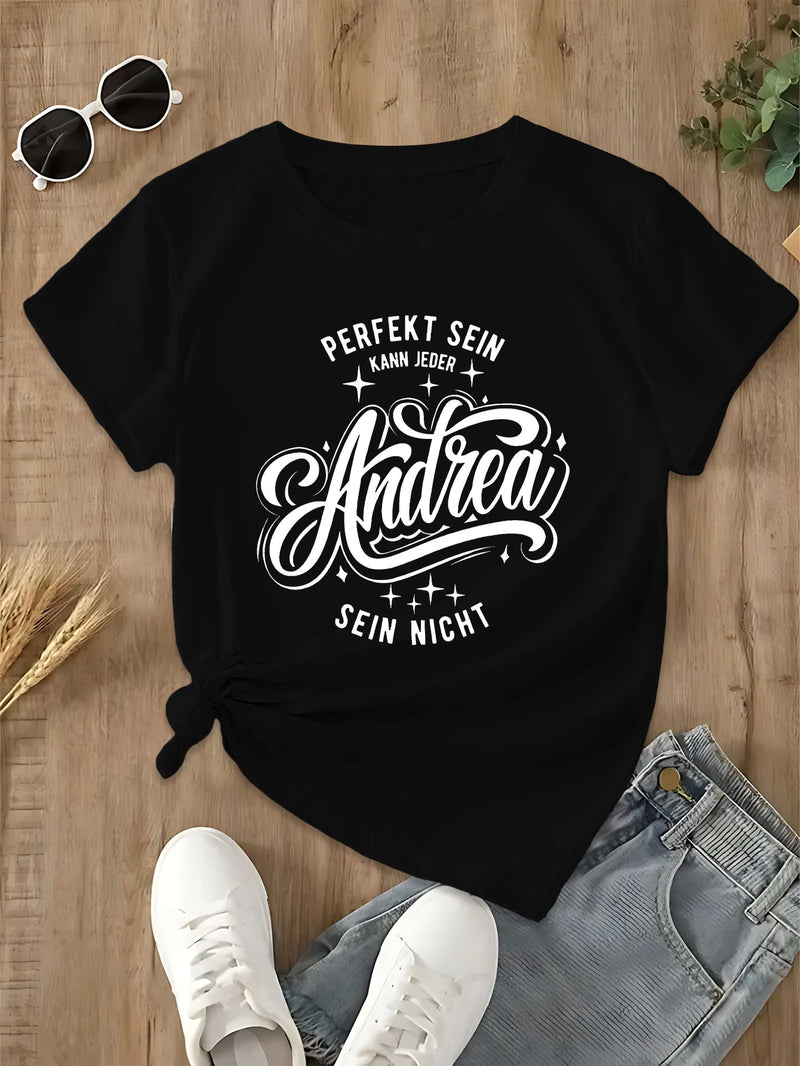 Women's German Name ANDREA T-Shirt.
